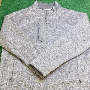 Peter Millar Full-Zip Jacket (Size Large / Gray)